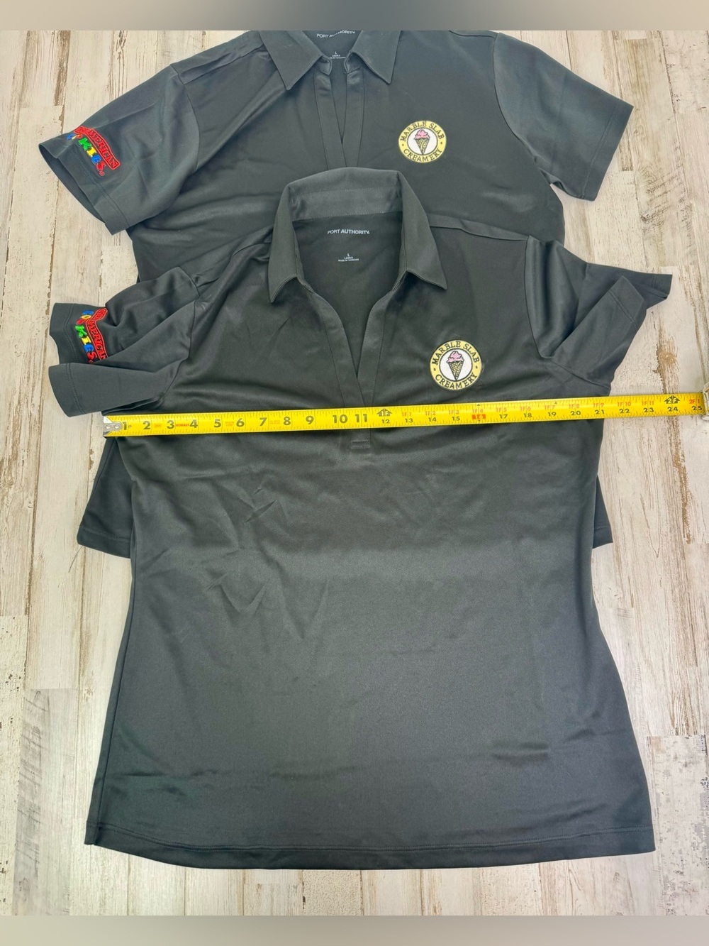 Great American Cookie Company Uniform Shirt Size Large Black Lot Of 2 - Picture 5 of 9